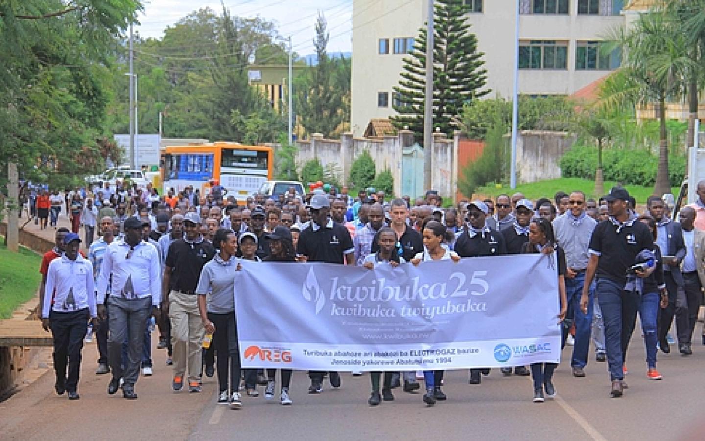 REG and WASAC commemorated former ELECTROGAZ Staff victims of 1994 Genocide against the Tutsi