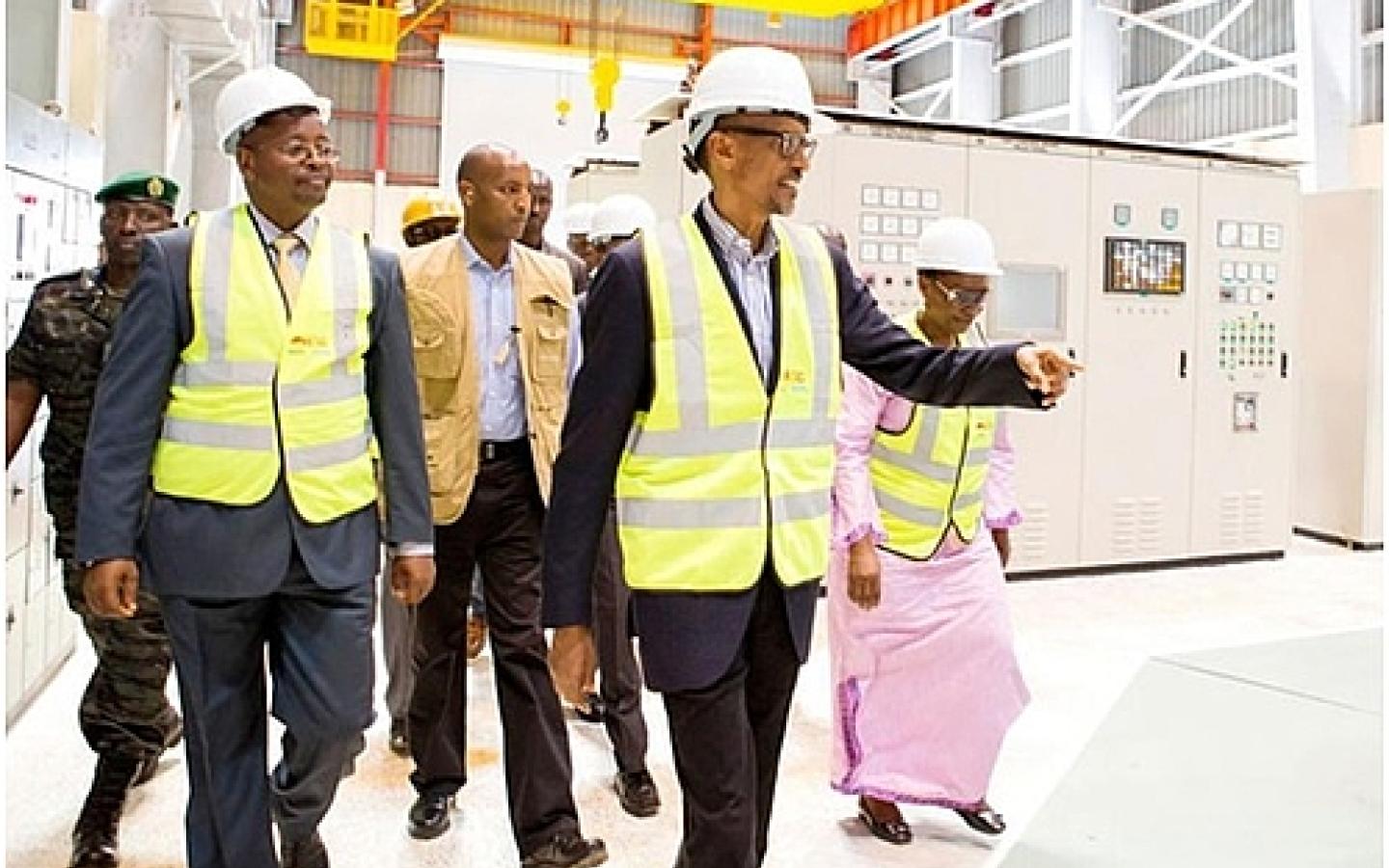 H.E Paul Kagame inaugurates Nyabarongo 1 Hydropower Plant