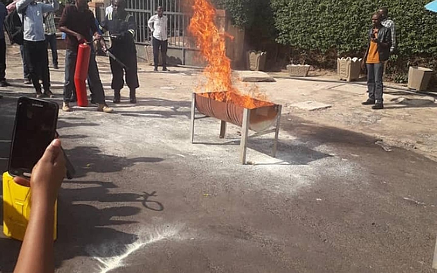 REG staff trained on fire safety