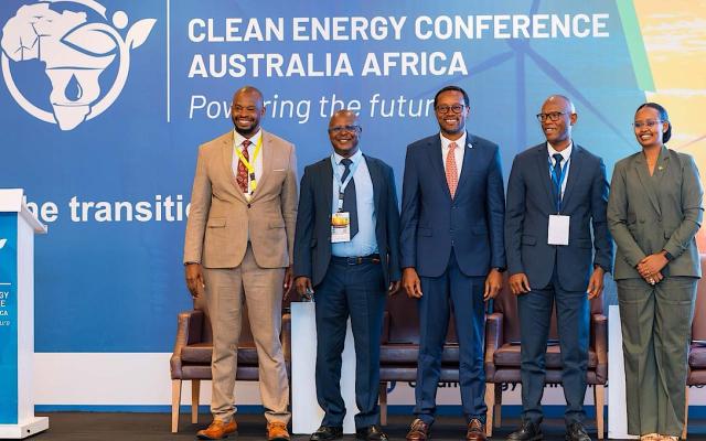 Conference participants at the Australia–Africa Clean Energy Conference
