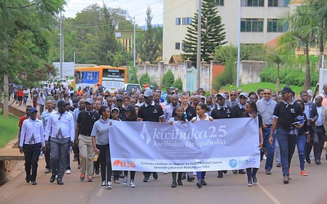 REG and WASAC commemorated former ELECTROGAZ Staff victims of 1994 Genocide against the Tutsi