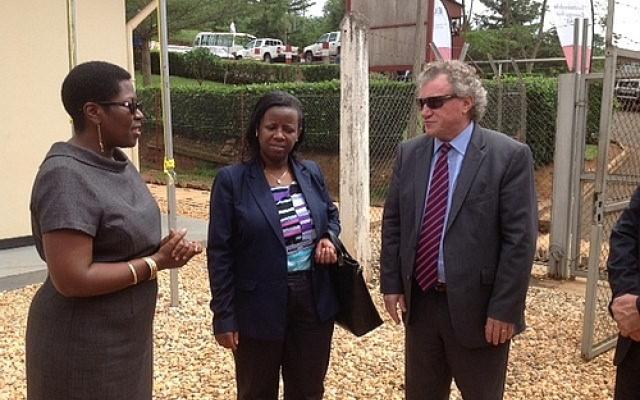 The Head of the European Union Delegation to Rwanda with the Hon. Minister of State in charge of Energy and Water visited Jabana Power Substation