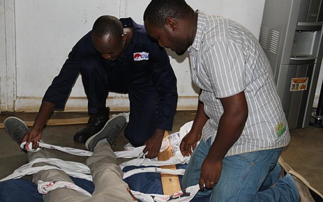 REG technicians learn first aid skills