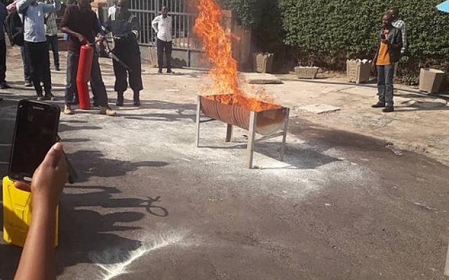 REG staff trained on fire safety