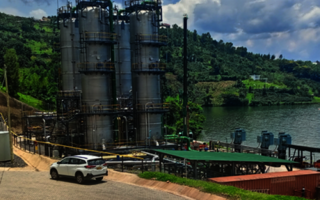 Gas Methane Power Plant in Rubavu District now supplying 50 Megawatts of electricity to the grid