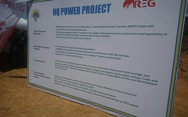 RWANDA’S 80 MW PEAT TO POWER PLANT CONSTRUCTION KICKS OFF IN GISAGARA