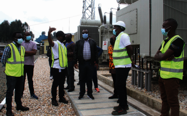 Minister of Infrastructure visits electrical infrastructure projects in the North & West